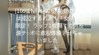 [109IENFH-026] 男女の友情は成立するのか！？女子●生限定！ ラップ1枚隔てて男友達チ○ポに素股体験させちゃいました♪