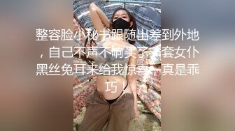 整容脸小秘书跟随出差到外地，自己不声不响买了一套女仆黑丝兔耳来给我惊喜，真是乖巧！