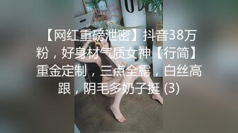 【网红重磅泄密】抖音38万粉，好身材气质女神【行简】重金定制，三点全露，白丝高跟，阴毛多奶子挺 (3)