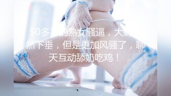 50多岁的熟女骚逼，大奶虽然下垂，但是更加风骚了，聊天互动舔奶吃鸡！